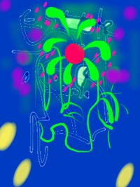 lindo desenho chamado flor